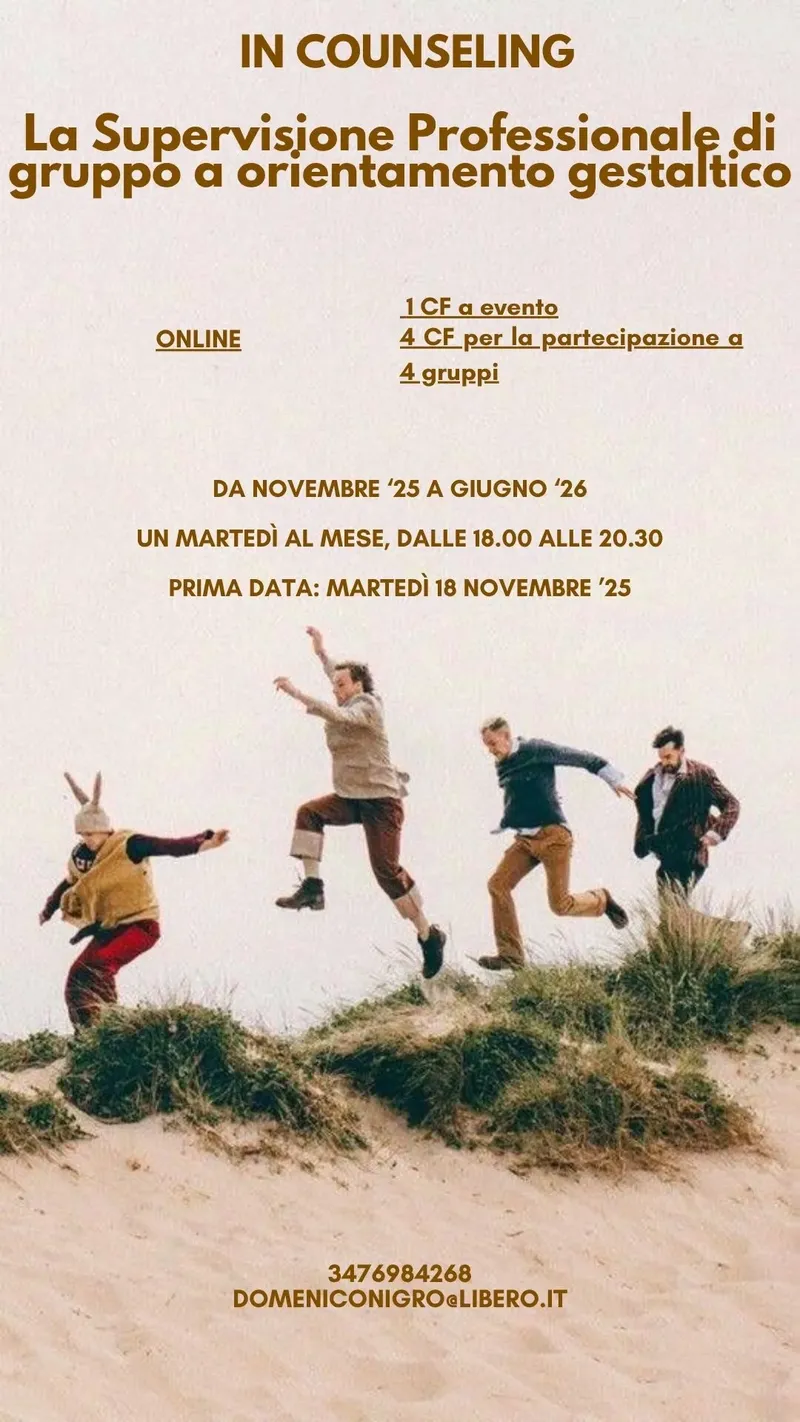 La Supervisione Professionale di gruppo, a orientamento gestaltico