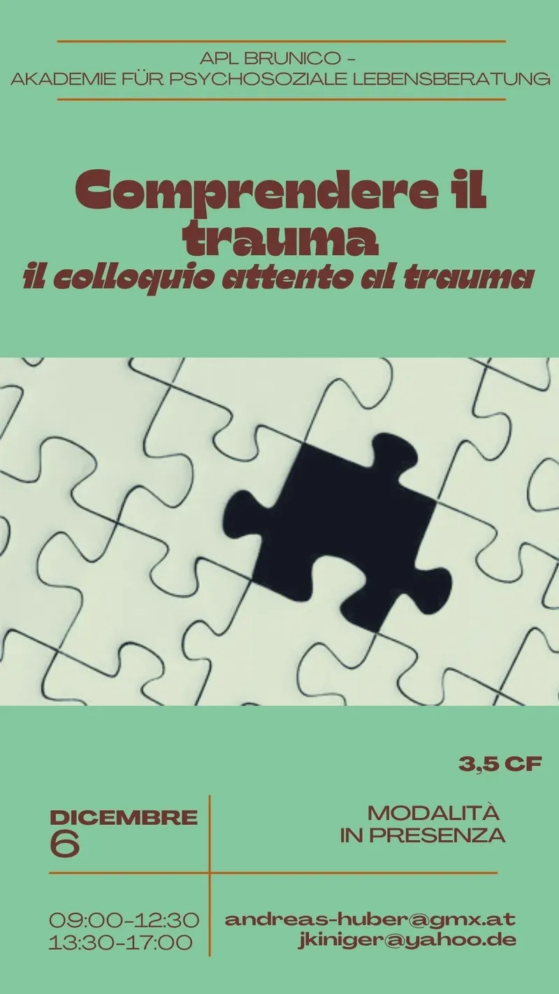 Comprendere il trauma - il colloquio attento al trauma
