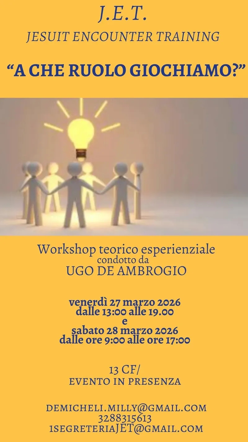 A CHE RUOLO GIOCHIAMO.