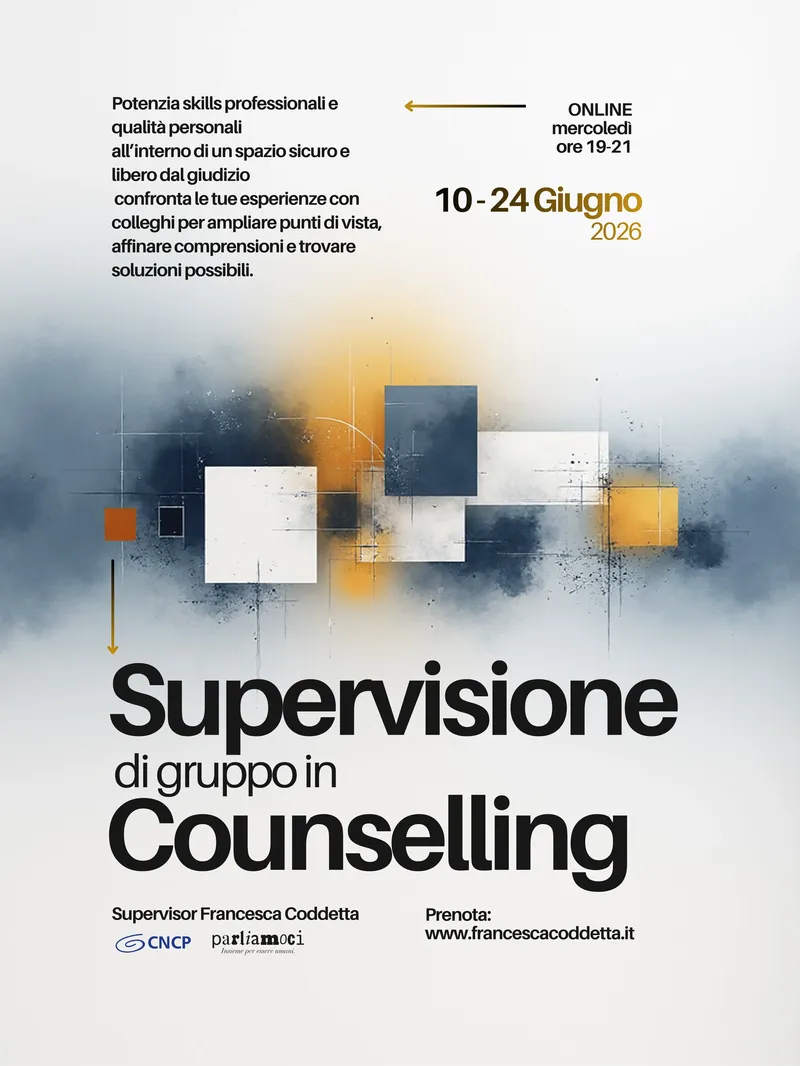 Incontro di Supervisione di gruppo in counselling