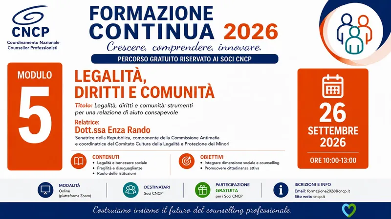 LEGALITÀ, DIRITTI E COMUNITÀ