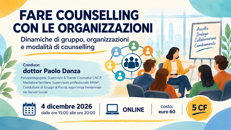 Fare counselling con le organizzazioni