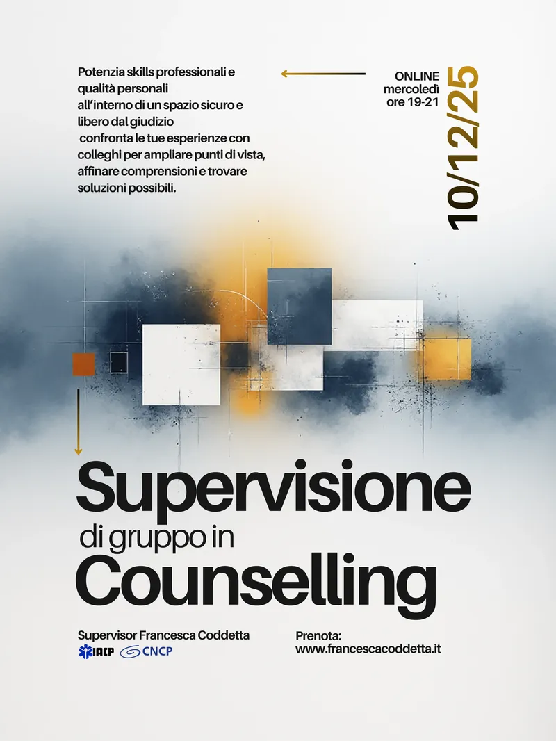 Incontro di Supervisione di gruppo in counselling