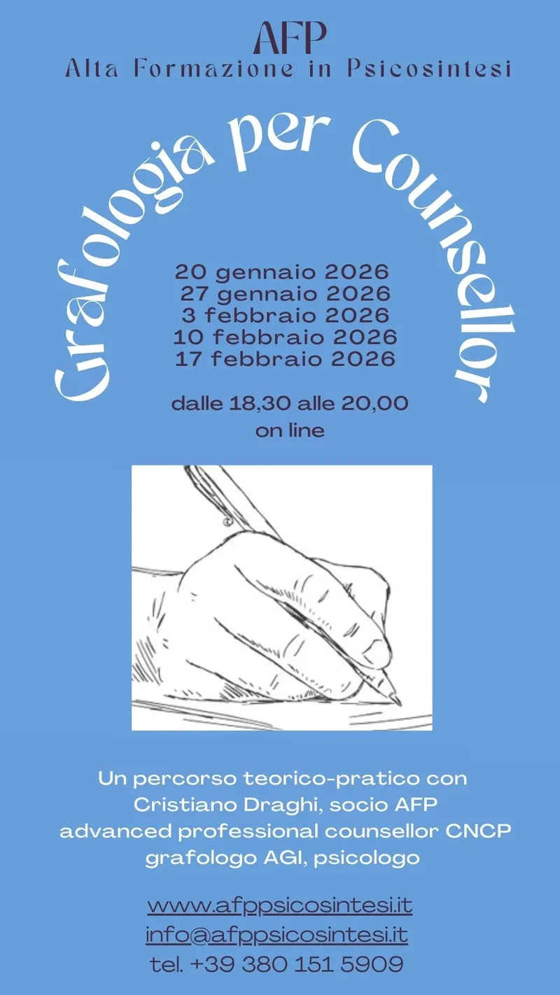 Grafologia per counsellor