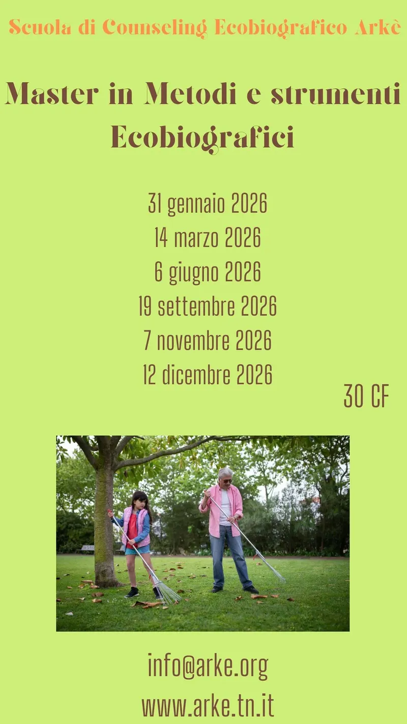 Master in metodi e strumenti ecobiografici