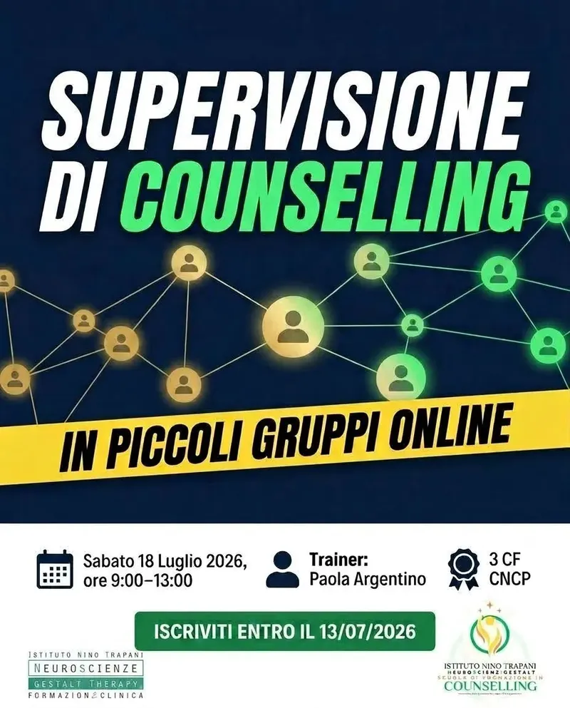 Supervisione di Counselling in piccoli gruppi online